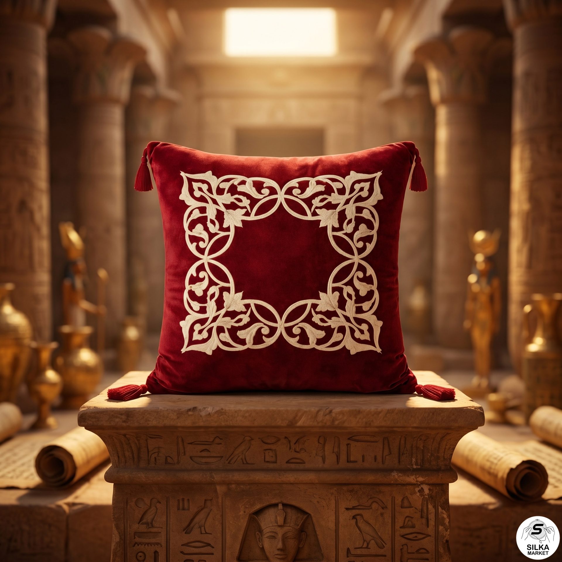 Set 2 Handmade Arabic Cushion Various Forms